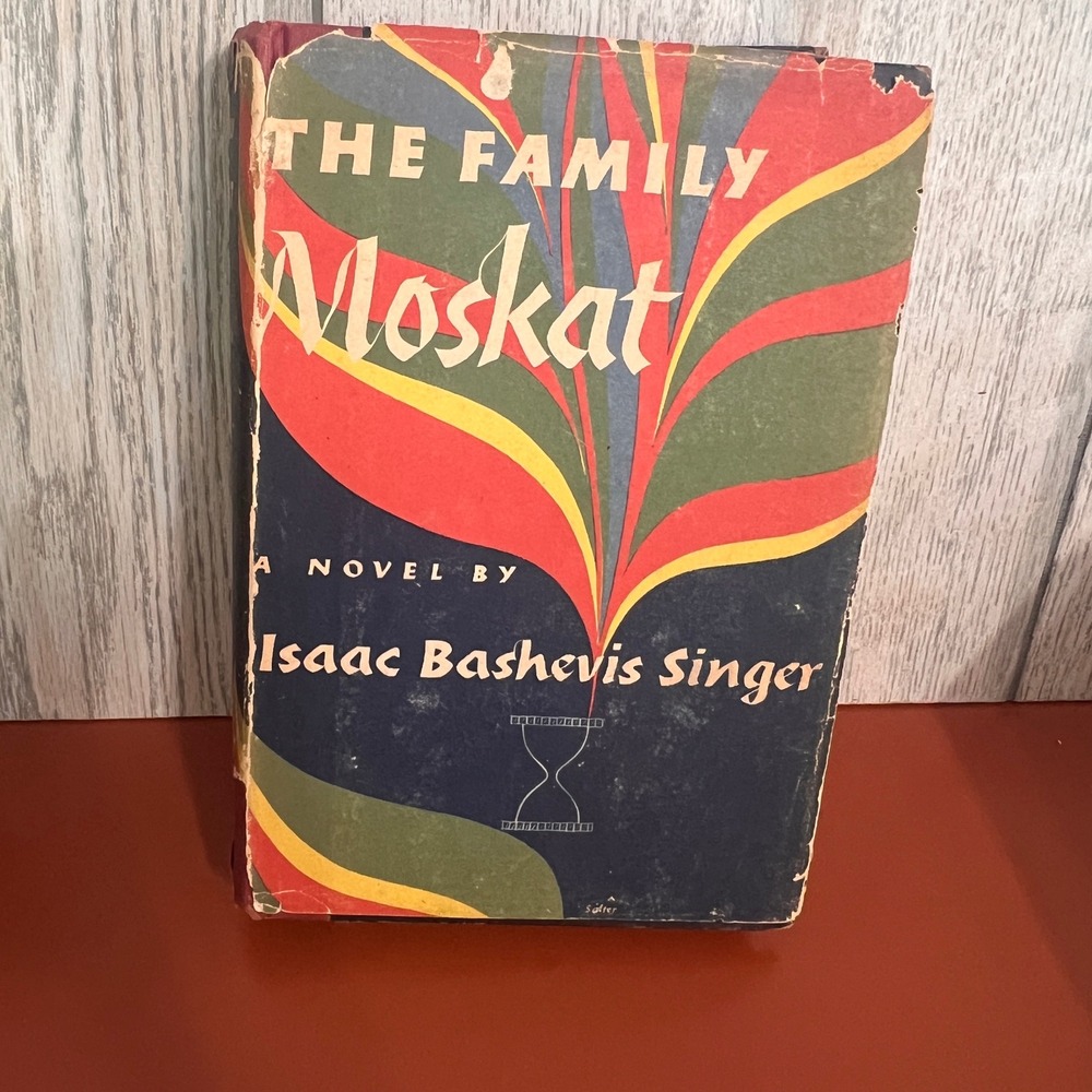 The Family Moskat Isaac Bashevis Singer 1950 First Edition Knopf Hardcover Book